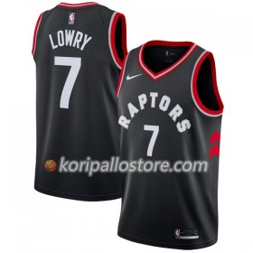 Toronto Raptors Kyle Lowry 7 Nike 2017-18 Musta Miesten Pelipaidat Swingman 
